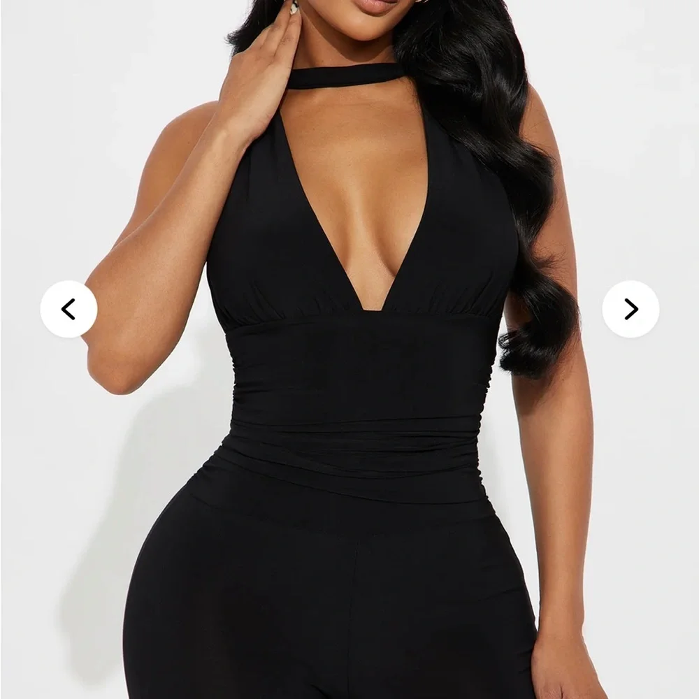Fashion Nova On My Way Capri Jumpsuit - Picture 2 of 4